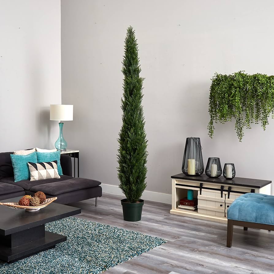 AfternoonTea - tree Amazon.com: Nearly Natural 8ft. Artificial Cedar Pine Tree